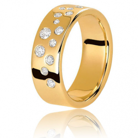 Alliance diamants  Stellaire 0.37ct en or jaune Or Jaune - 0.37 ct - Elose - 50050037J