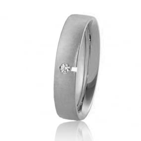 Alliance Inspiration 4.5 mm 4.5 mm Platine 950 diamant Camille - 04103PT
