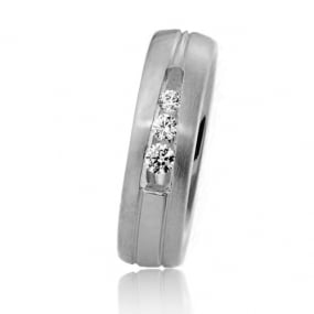 Alliance Inspiration 6 mm 6 mm Platine 950 diamant Virginie - 04113PT
