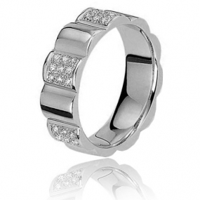 Alliance Mascaret 0.27ct  de diamant en or blanc Or Blanc - 0.27 ct - Dalia - 60170027G