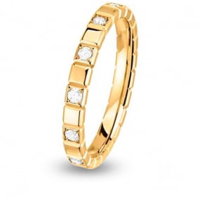 Alliance Nikki beach diamant tour complet Or Jaune - 0.24 ct - Flicia - 1523.0024J