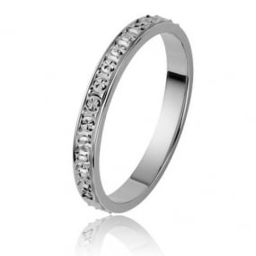 Alliance Orest en or 18 carats en Or Blanc large de 2.5 mm-Marina- 7116U-18ct
