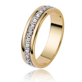 Alliance Orest en or 9 carats large de 4.5 mm - Tallulah -7086B-9ct