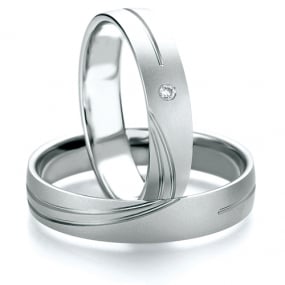 Alliance SMARTLINE 4.5 mm Or Blanc diamant Susanna - 07075
