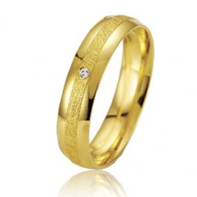 Alliance SMARTLINE 4.5 mm Or Jaune diamant Amoureuse - 07013
