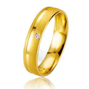 Alliance SMARTLINE 4.5 mm Or Jaune diamant Marianna - 07003
