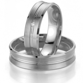 Alliance SMARTLINE 5.5 mm Platine 950 diamant Alexandra - 07021PT
