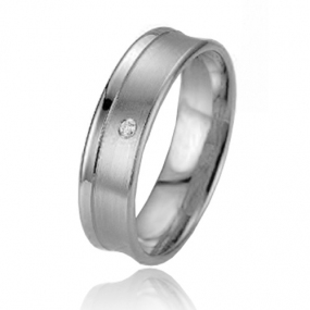 Alliance SMARTLINE 5.5 mm Platine 950 diamant Love - 07027PT
