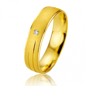 Alliance SMARTLINE 5 mm Or Jaune diamant Jade - 07011
