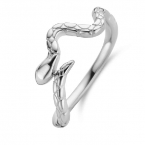 Bague Argent serpent - Naiomy Silver - Femme - Elodie - B1D01