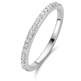 Bague Argent sertie de zirconium Naiomy - Aniata