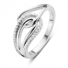 Bague Argent sertie de Zirconium - Naiomy - Holly