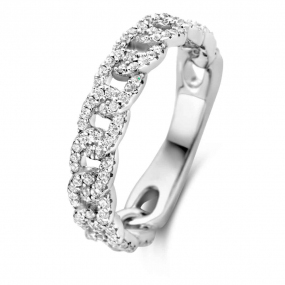 Bague Argent sertie de zirconium - Naiomy - Julianne