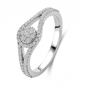 Bague argent sertie de Zirconium  - Naiomy Silver - Armonie