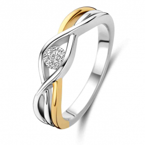 Bague argent sertie de Zirconium  - Naiomy Silver - Tatiana