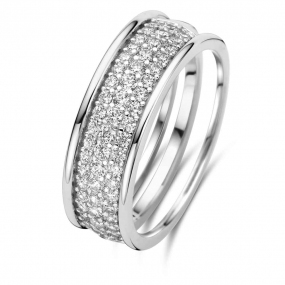 Bague Argent Zirconium - Naiomy Silver - Adonia