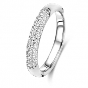 Bague Argent Zirconium - Naiomy Silver - Femme - Titania - N3W55