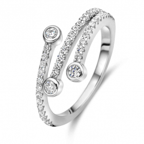 Bague Argent Zirconium - Naiomy Silver - Vanira