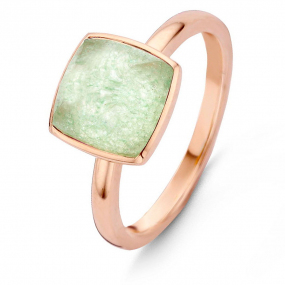 Bague cristal de roche sur aventurine One More - Pantelleria   - Pantelleria 051576Y1 
