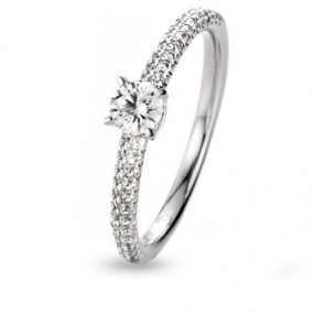 Bague de fiancaille solitaire 0.40 ct Marylne 0.21 ct - SOD1920