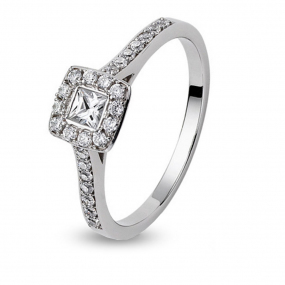 Bague de fiancaille solitaire diamant Klia 0.20 ct - 4s800