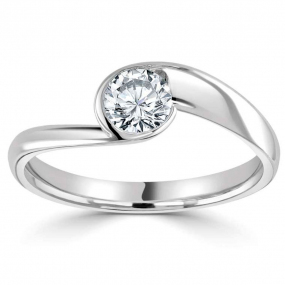 Bague de fianailles  0.30 ct Cristina - R1-1004