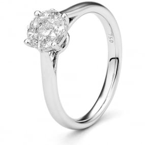 Bague solitaire 0.45 ct Oriane - RB959FMPWA014