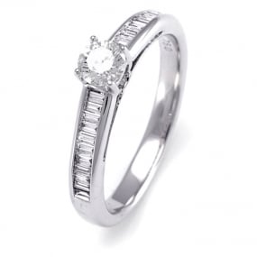 Bague de Fianailles Accompagne Aleyna 0.45 ct - R4137