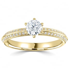 Bague de Fianailles accompagnes Alexa 0.25 ct - R1-2366