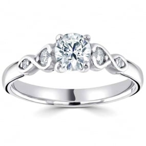 Bague de Fianailles accompagnes Emeline 0.25 ct - R1-2321