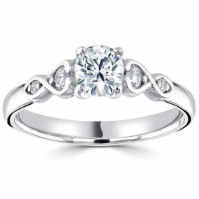 Bague de Fianailles accompagnes Emeline 0.30 ct - R1-2321