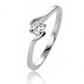 Bague solitaire diamant 0.30 ct Aurlia - 41-05298