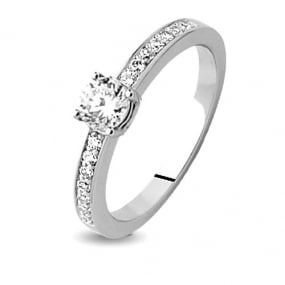 Bague de fianailles en or Emma 0.25 ct - 4S097-0.25