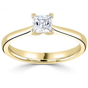 Bague de fianailles Princesse 0.30 ct Alys - R1-142