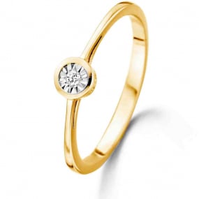 Bague Diamant 0.02 ct Shelly - 9A2418A