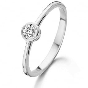 Bague Diamant 0.05 ct Valentine - 9A2324A