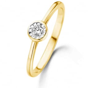 Bague Diamant 0.08 ct Ysaline - 9A2427A