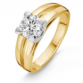 Bague Diamant B*Diamond 1 carat en Or Jaune  - 91BJ65A-