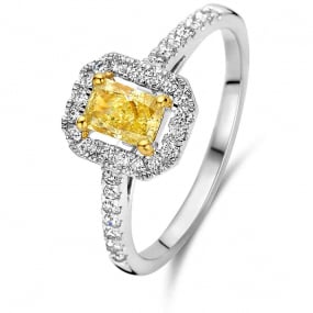 Bague Diamant Jaune 0,51 ct Amoureuse - 91QN51A5