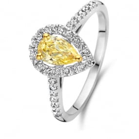 Bague Diamant Jaune 0.57 ct Duo - 91QL51A5