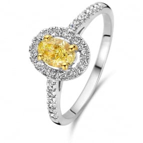 Bague Diamant Jaune 0.60 ct Sayaka - 91QM51A5