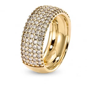 Bague diamant or jaune 1.25 ct Rosalie - 75L7125D