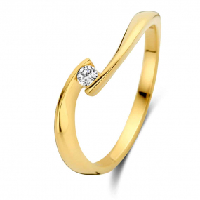 Bague Diamant Solitaire 0.06 ct Louise - 91CZ25A