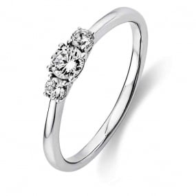 Bague diamant Trilogie 0.33 ct - Meredith - 1K357