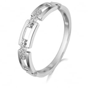 Bague Diamants 0.04 ct Louna - 063496A