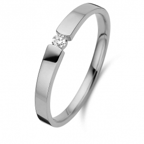 Bague Diamants 0.06 ct  - 91B025A