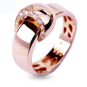 Bague Diamants 0.08 ct Yuna - AN3407R