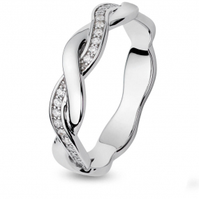 Bague diamants 0.1 ct Marie - 42388