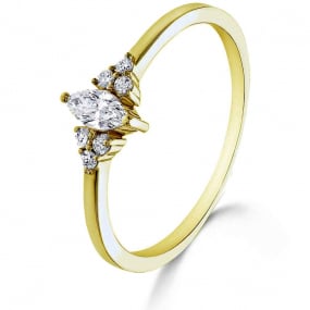 Bague Diamants 0.12 ct Barbara - 063951A