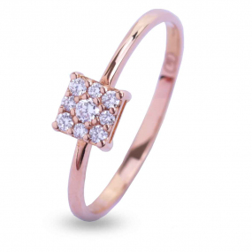 Bague Diamants 0.14 ct  - 2853G-P